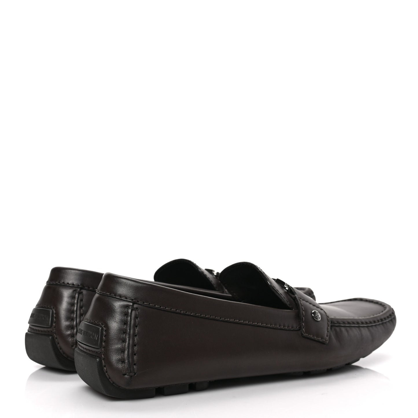 Calfskin Mens Monte Carlo Car Shoe Moccasin Loafers 8.5 Brown