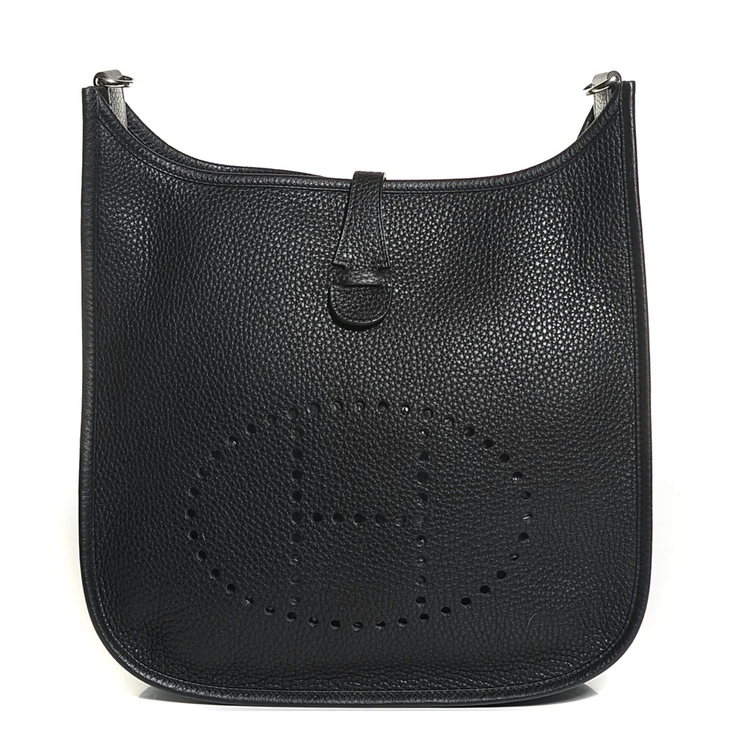 Hermes Taurillon Clemence Evelyne III PM Black 1 of 17