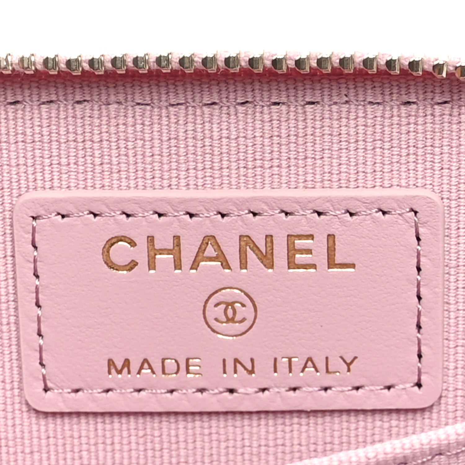 Chanel Caviar Quilted Zip Coin Purse Light Pink 6 of 8
