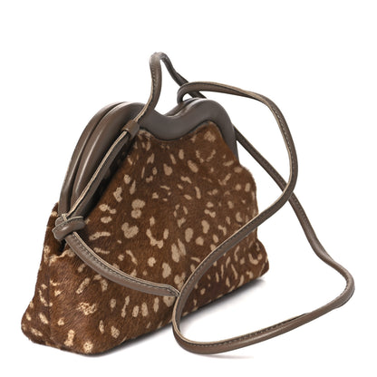 Mansur Gavriel Pony Hair Baci Bag Caramel Bambi Desert 3 of 9