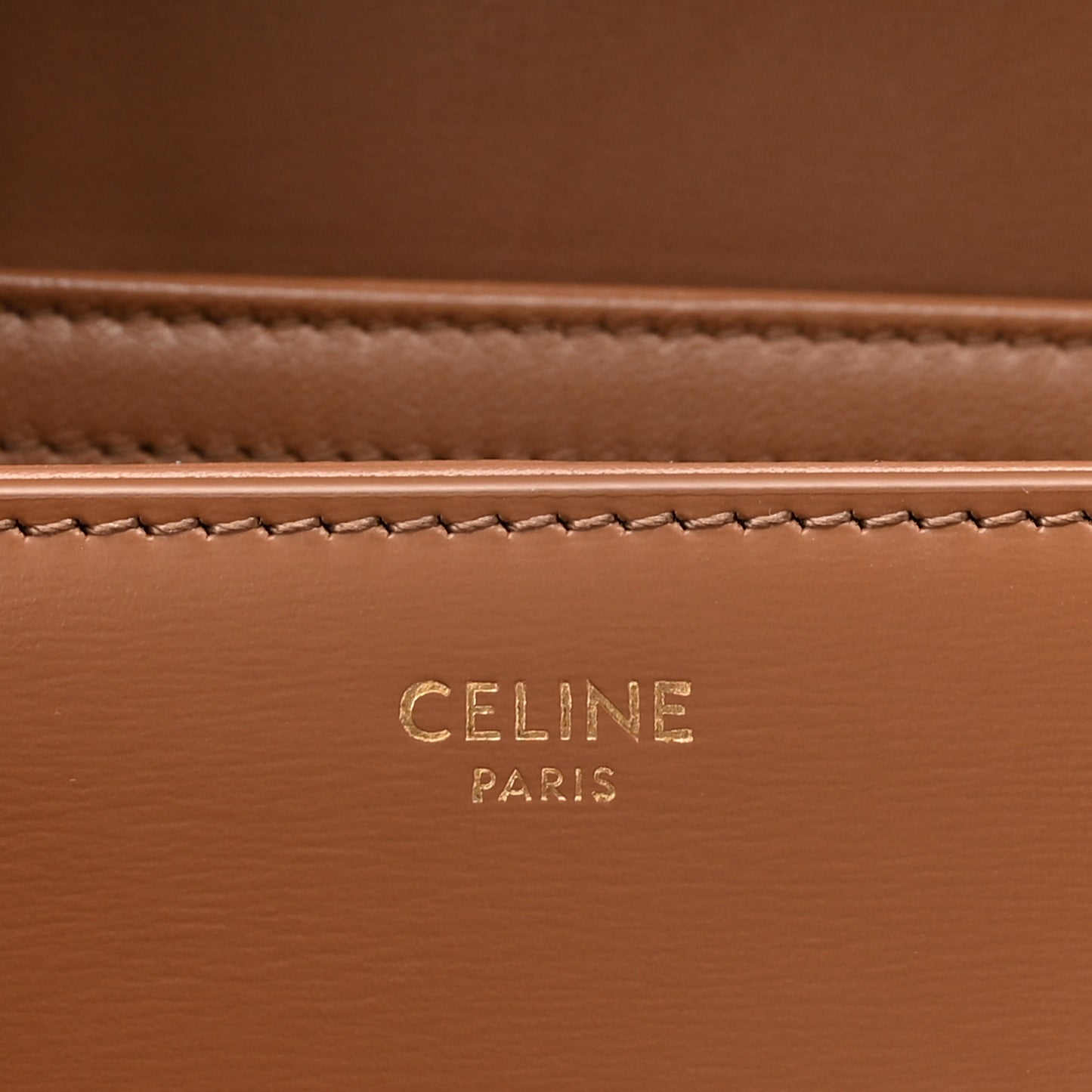 Shiny Calfskin Teen Triomphe Bronze