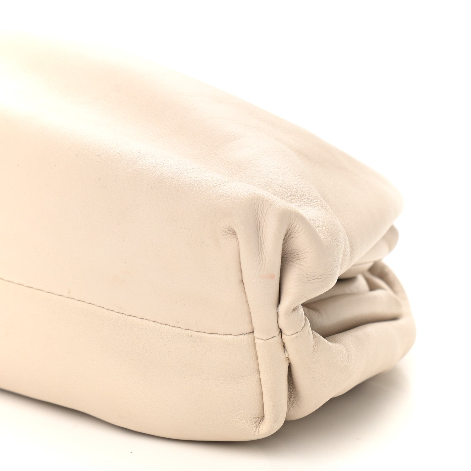 Bottega Veneta Smooth Butter Calf The Pouch Oversized Clutch Mist 8 of 8