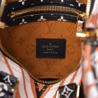 Louis Vuitton Monogram Giant Crafty Speedy Bandouliere 25 Creme Caramel 5 of 8