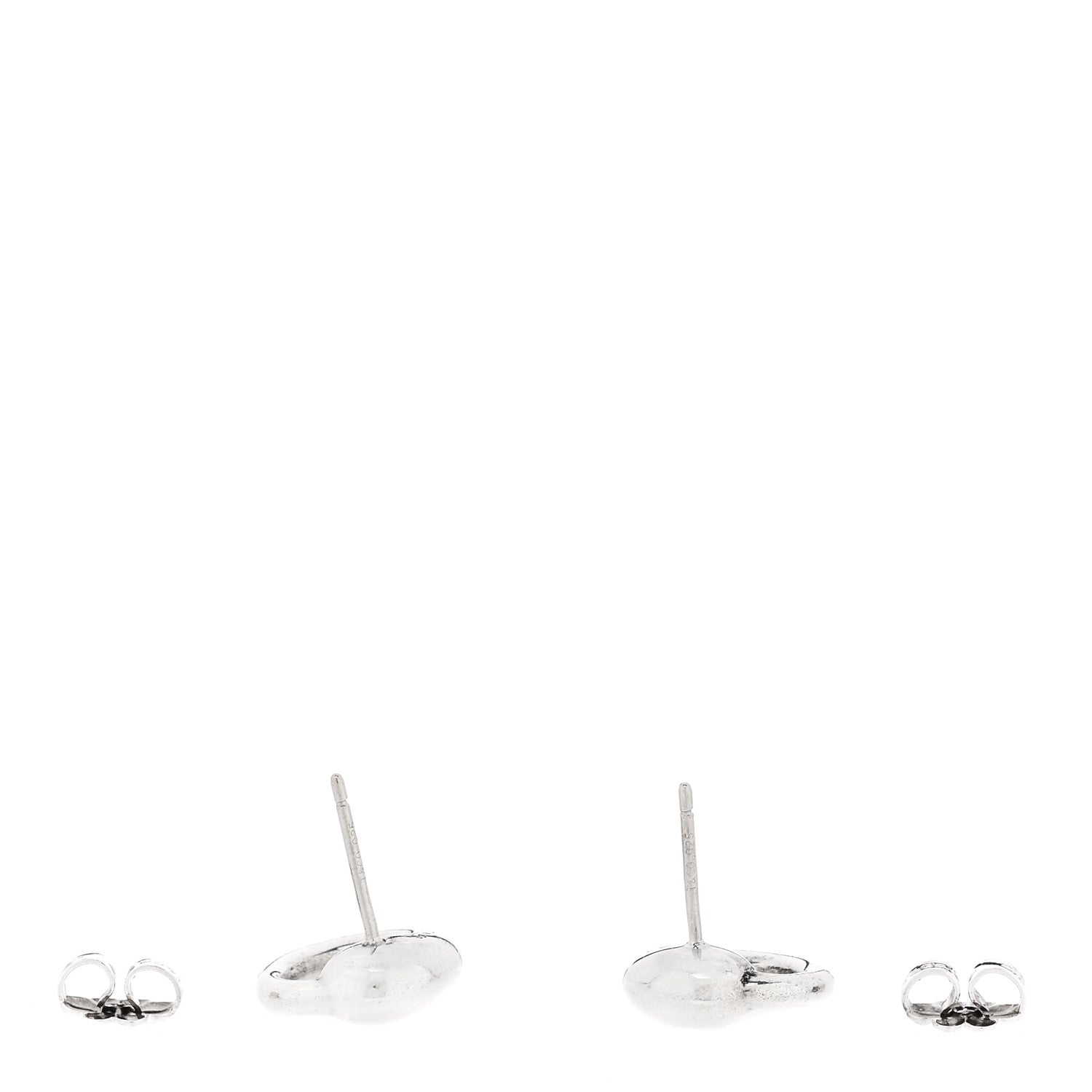 Tiffany Sterling Silver 11mm Elsa Peretti Eternal Circle Earrings 3 of 5