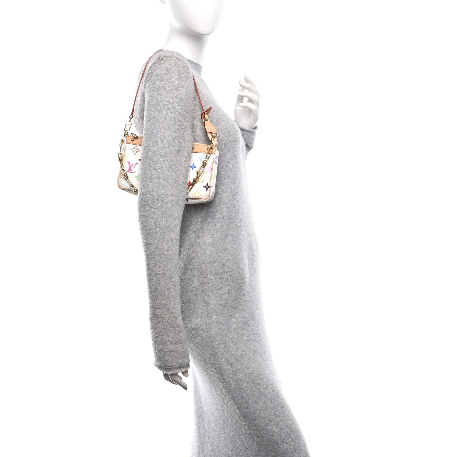 Louis Vuitton LV X TM Monogram Multicolor Pochette Accessories White 2 of 11