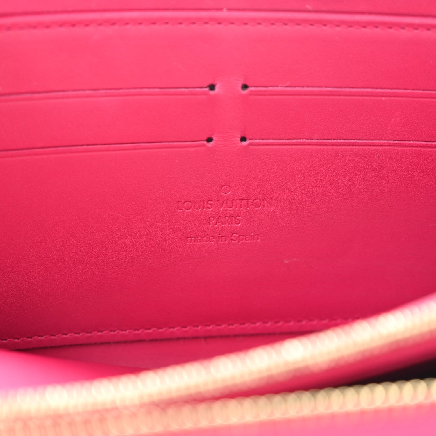 Louis Vuitton Vernis Zippy Wallet Fuchsia 6 of 12