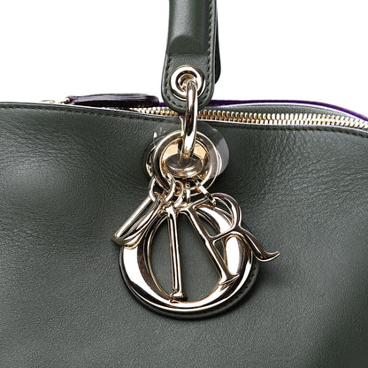 Christian Dior Calfskin Diorissimo Dome Dark Green 10 of 11