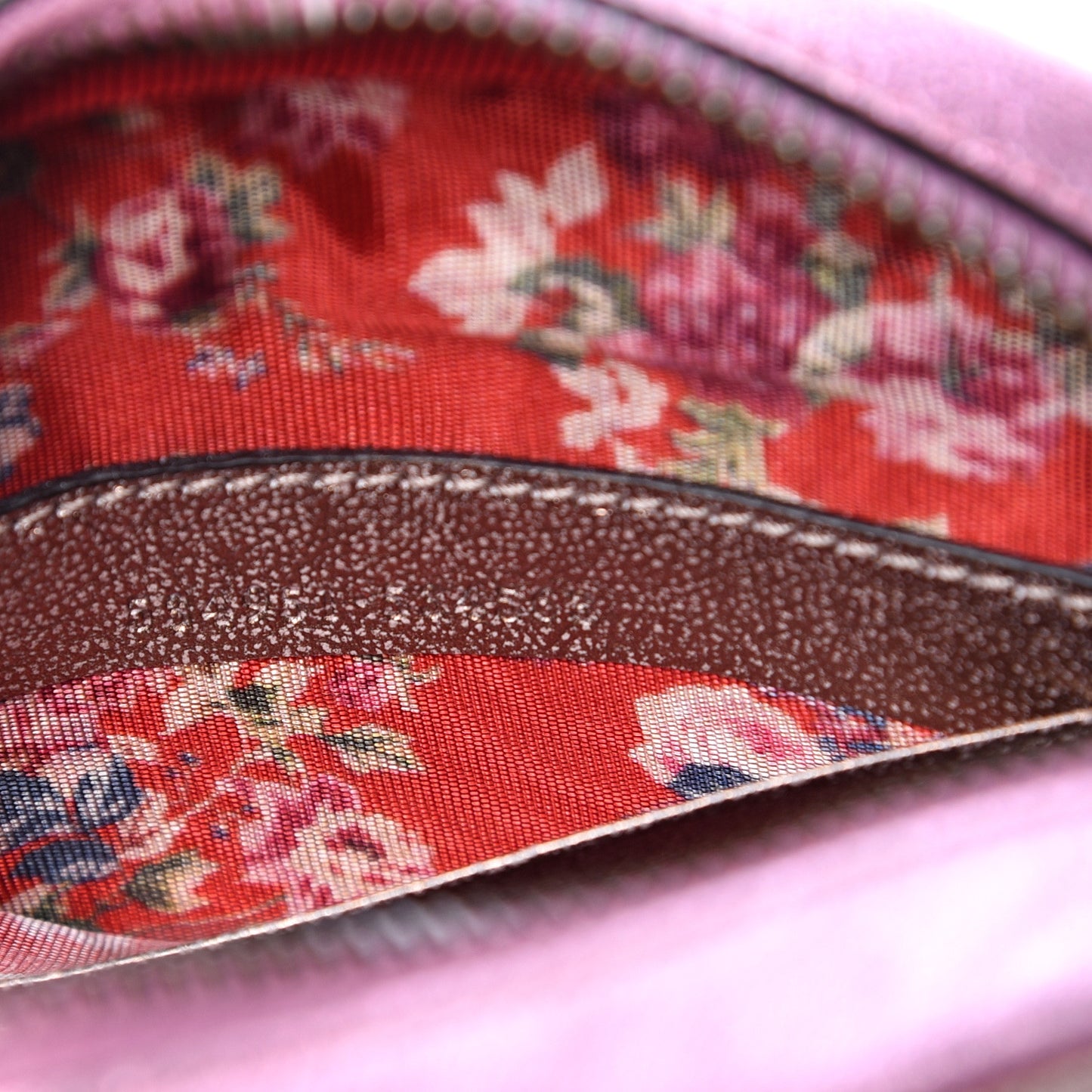 Laminated Nappa Trapuntata Mini Zumi Dome Shoulder Bag Rosa Lago Rame