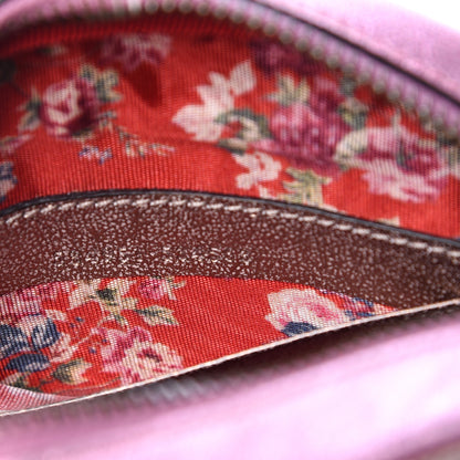 Gucci Laminated Nappa Trapuntata Mini Zumi Dome Shoulder Bag Rosa Lago Rame 6 of 10