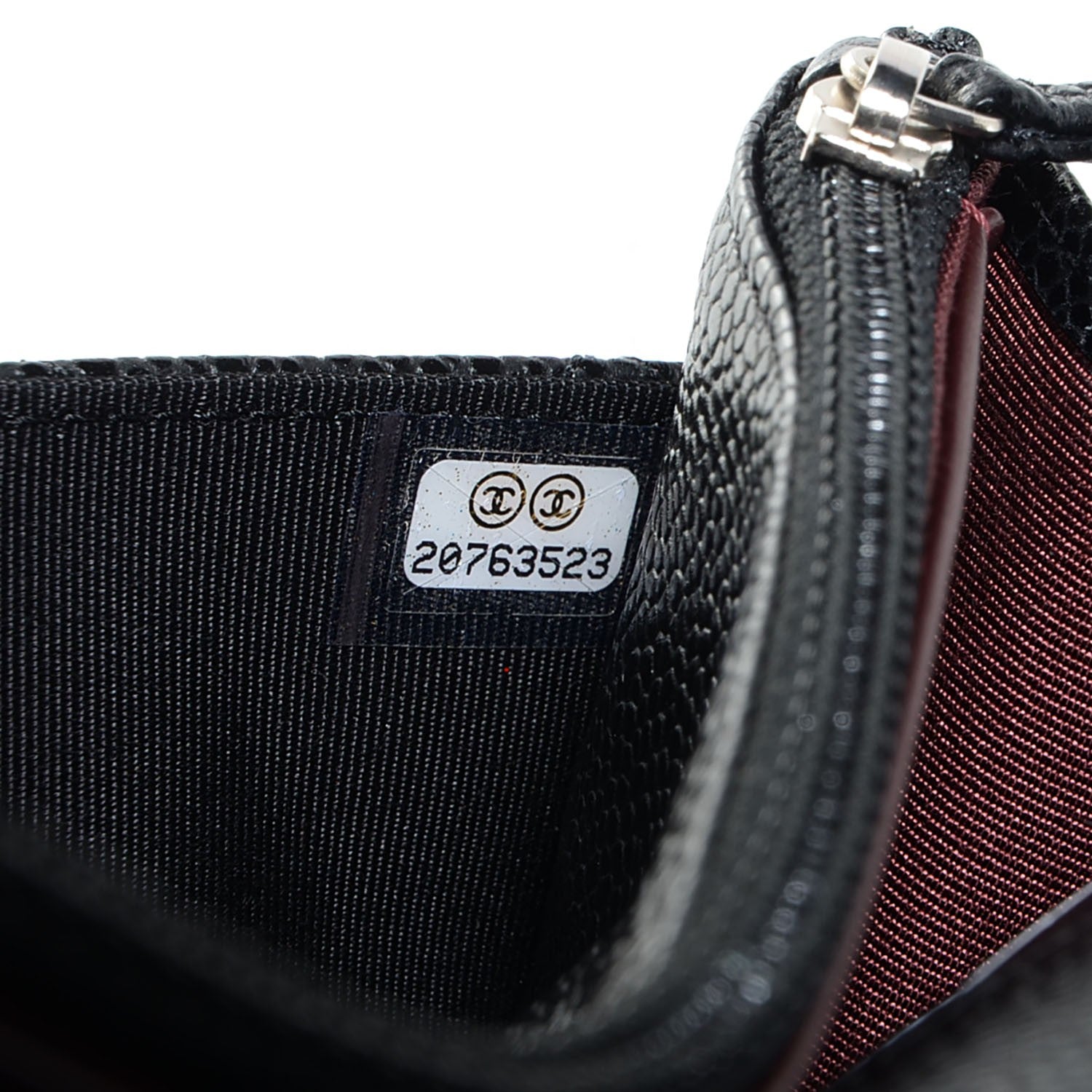 Chanel Caviar Quilted Wallet On Chain WOC Black 9 of 9