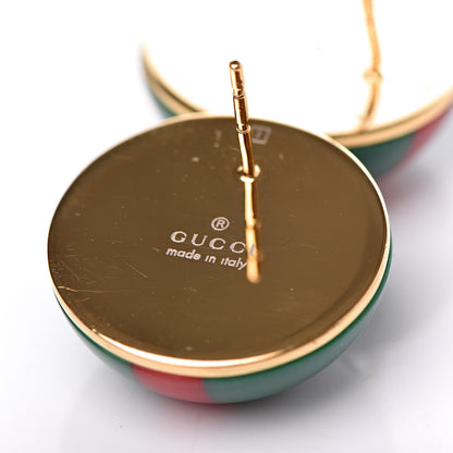 Gucci Resin Web Stud Earrings 3 of 4