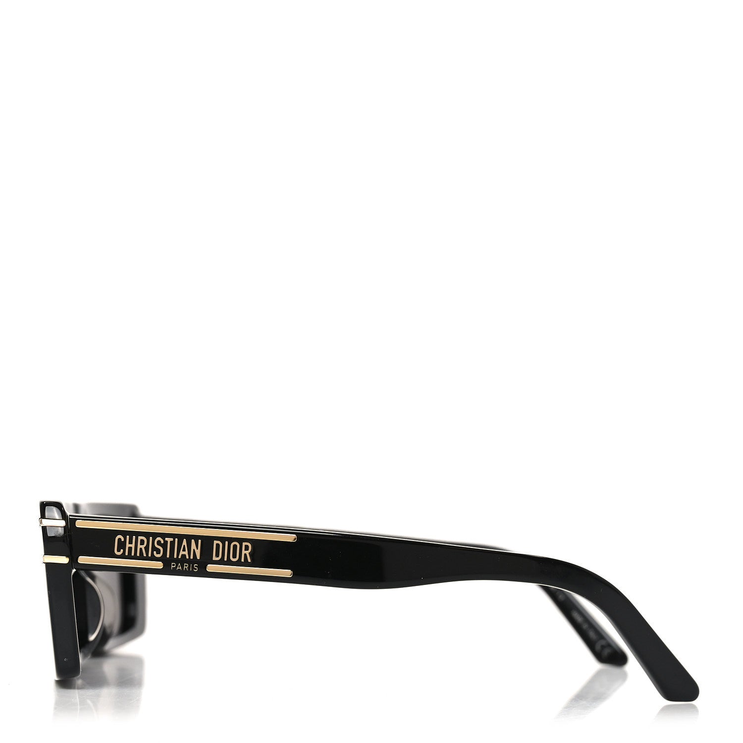 Christian Dior Diorsignature S2U Rectangular Sunglasses Black
