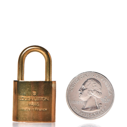 Louis Vuitton Brass Lock and Key Set #322 2 of 4