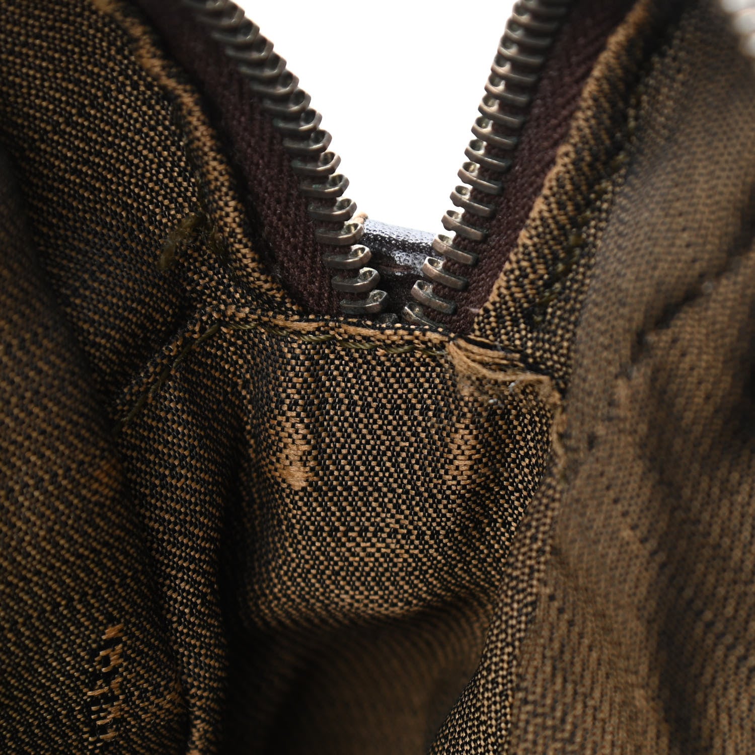 Fendi Zucca Top Handle Tote Tobacco 5 of 8