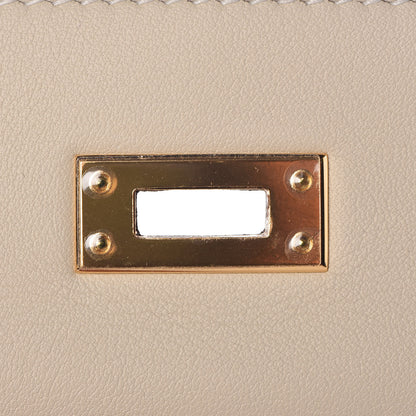 Hermes Swift Kelly Pochette Clutch Craie 25 of 31