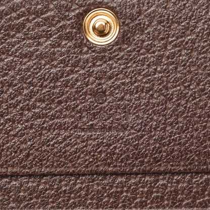 Gucci GG Supreme Monogram Web Ophidia Card Case Beige New Acero 6 of 7