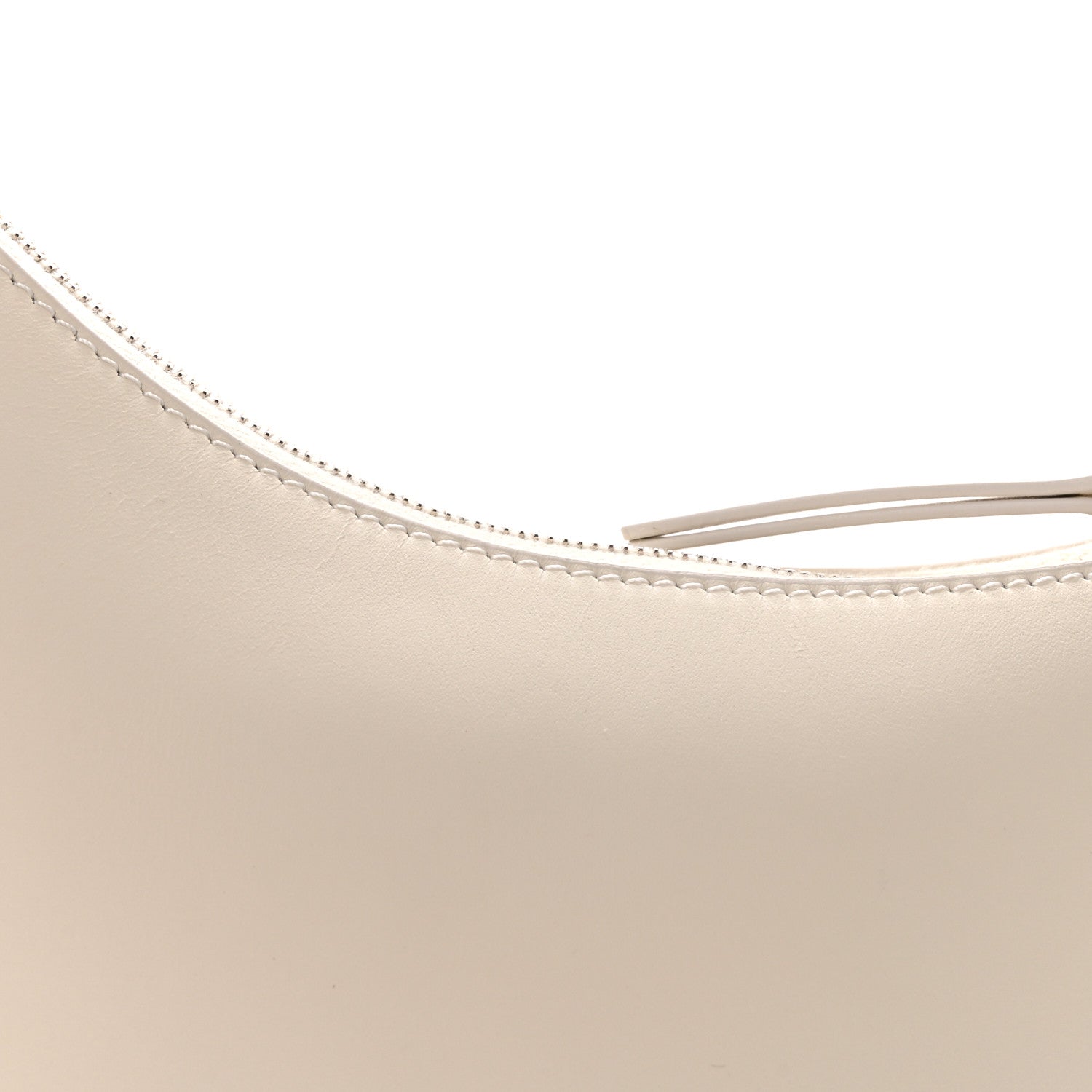 The Row Smooth Calfskin Half Moon Shoulder Bag New Ivory 7 of 9