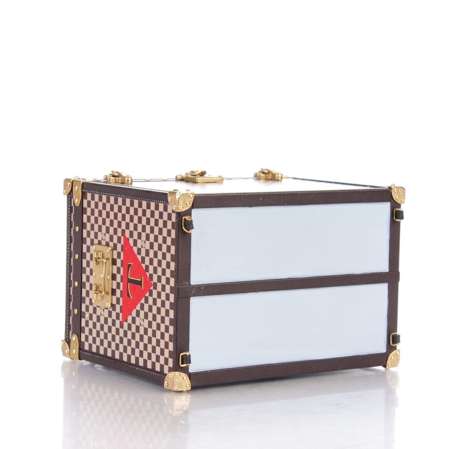Louis Vuitton Damier 1895 Ladies Hat Trunk Mini Malle Chapeaux Jewelry Box 4 of 6