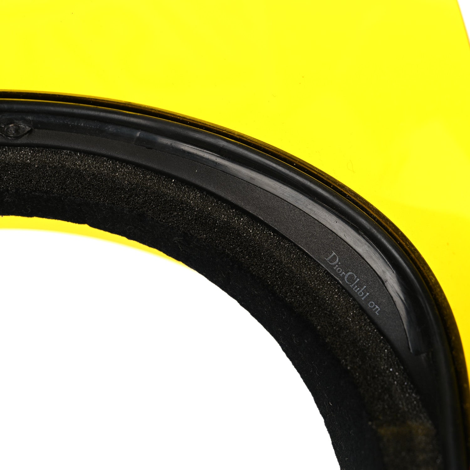 Christian Dior DiorClub1 Sun Visor Yellow 8 of 9