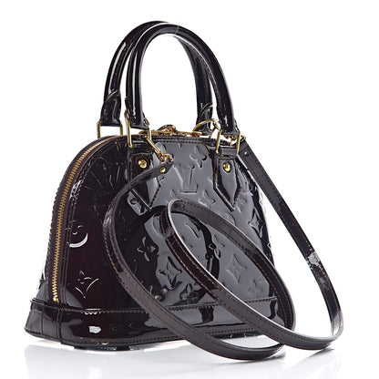 Louis Vuitton Vernis Alma BB Amarante 3 of 11