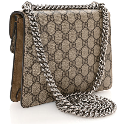 Gucci GG Supreme Monogram Mini Dionysus Shoulder Bag Taupe 3 of 10