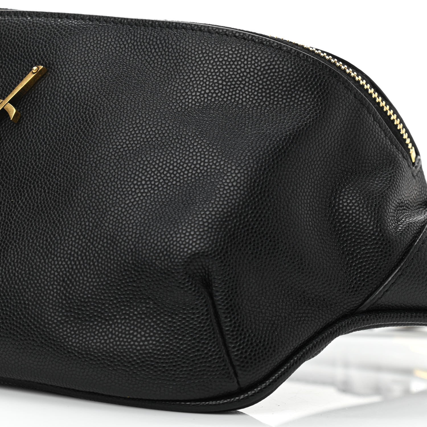 Saint Laurent Grain De Poudre Monogram Belt Bag Black 15 of 15