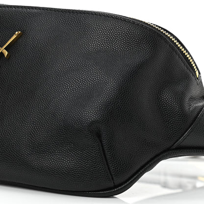 Saint Laurent Grain De Poudre Monogram Belt Bag Black 15 of 15
