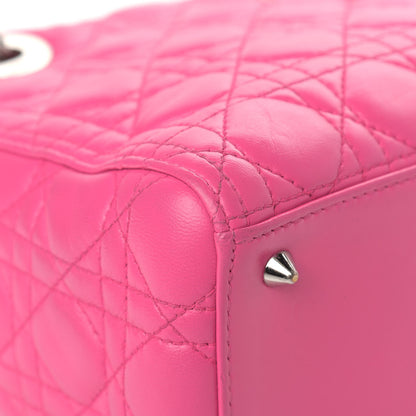 Christian Dior Lambskin Cannage Medium Lady Dior Pink 4 of 15