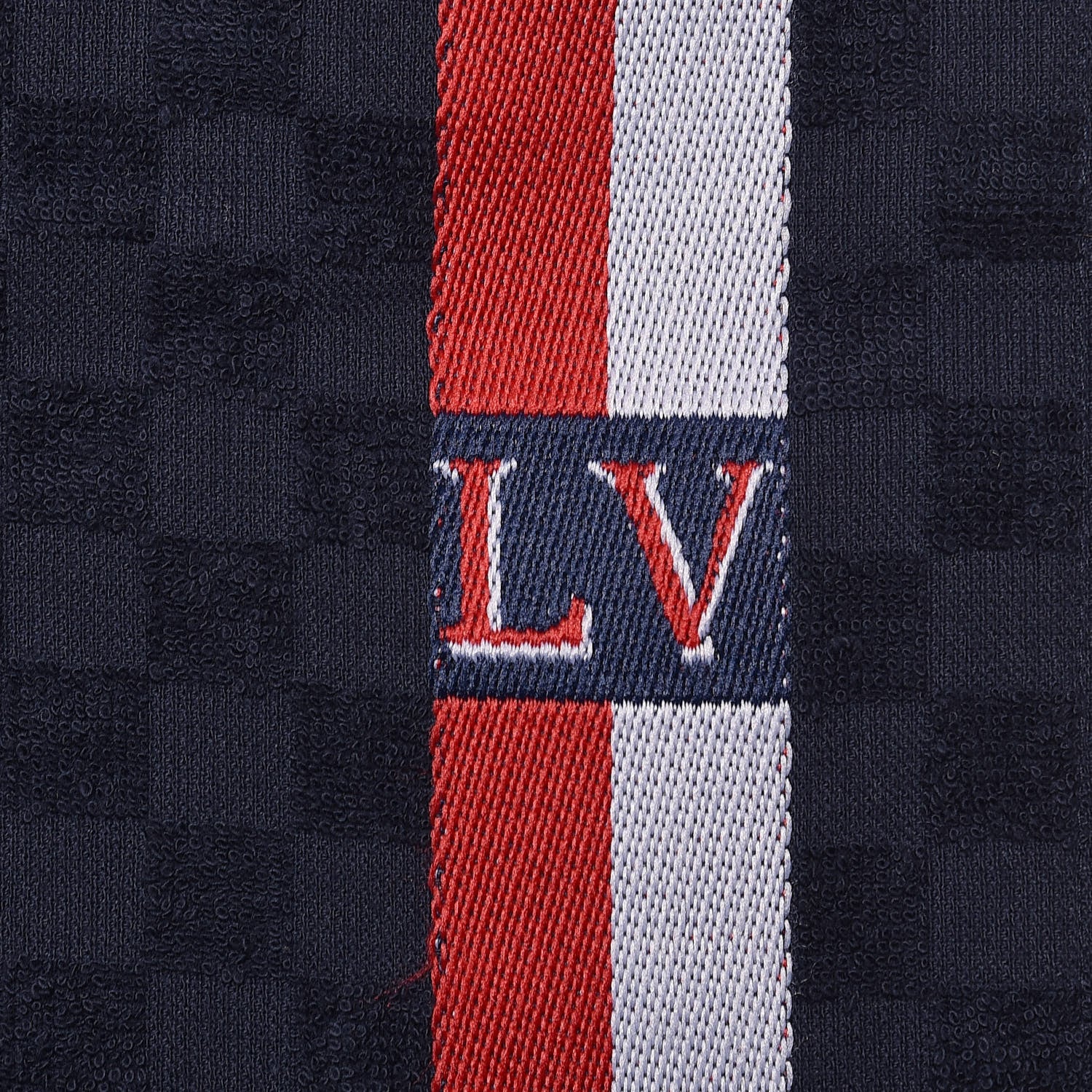 Louis Vuitton Cotton Damier Cobalt Latitude America's Cup Gym Set Blue Marine 14 of 14