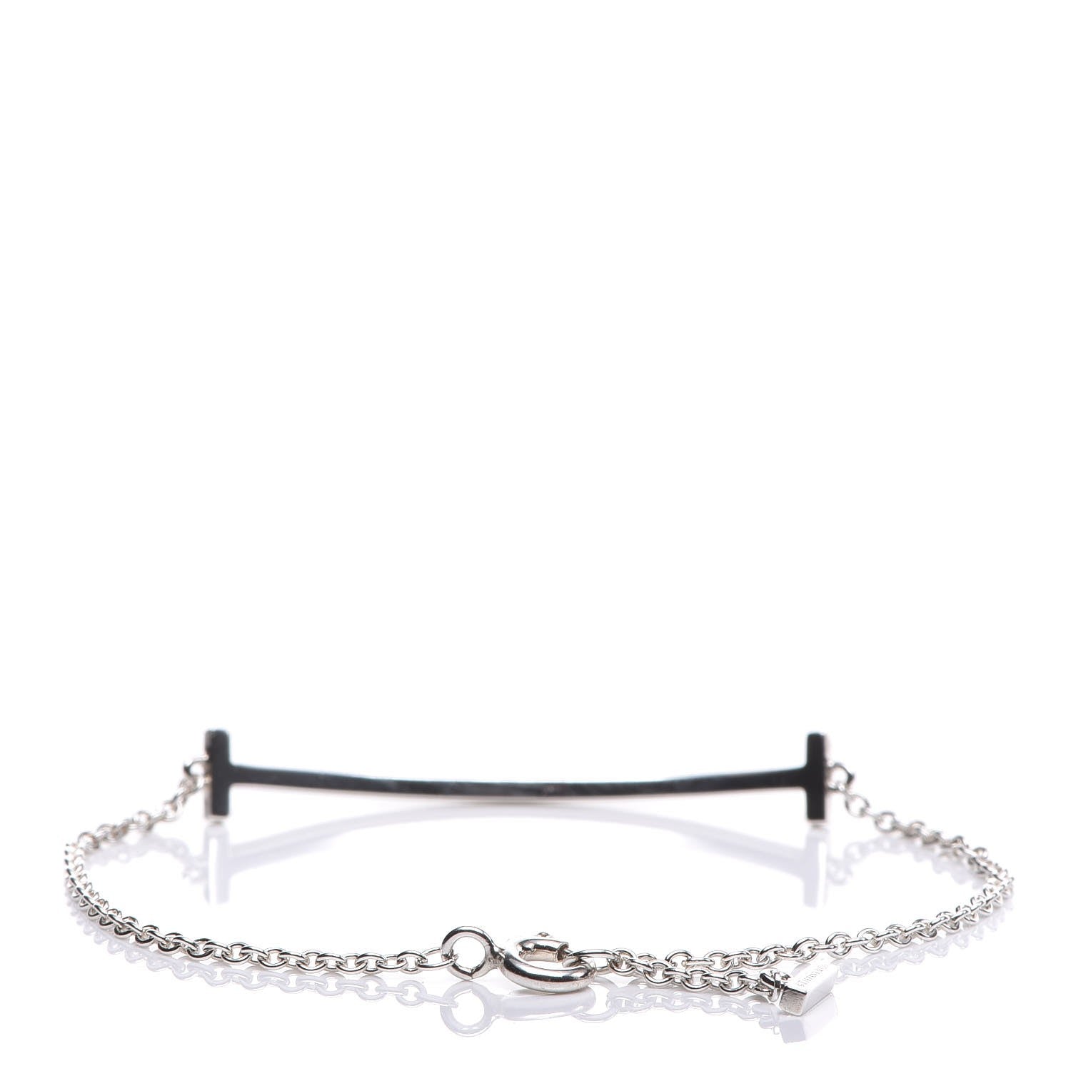 Tiffany Sterling Silver T Smile Bracelet 3 of 7