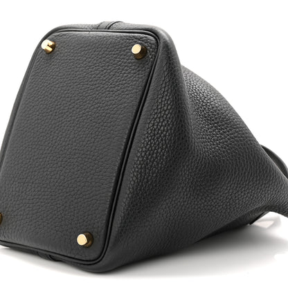 Hermes Taurillon Clemence Picotin Lock 18 PM Black 10 of 12