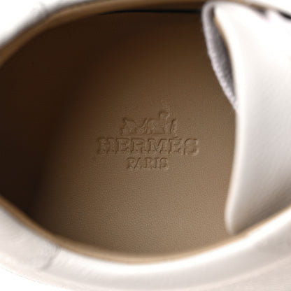 Hermes Epsom Mens Boomerang Sneakers 43 White 8 of 8