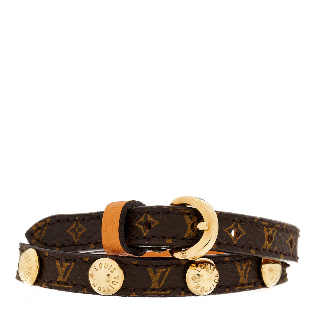Louis Vuitton Monogram Double Wrap Bracelet 17 1 of 3