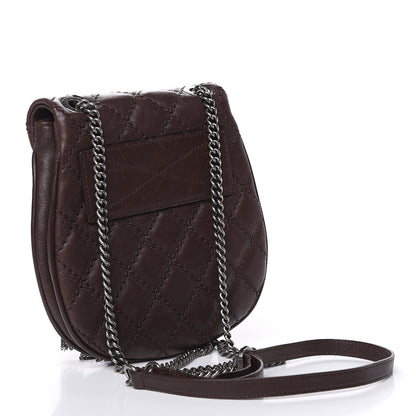 Chanel Calfskin Coco Sporran Small Tassel Flap Dark Brown 3 of 12