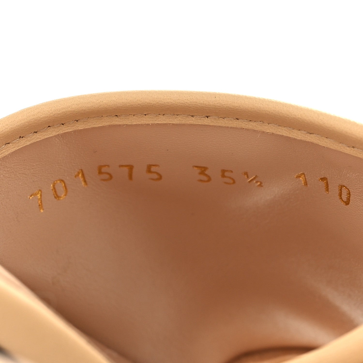 Gucci Nappa GG Matelasse GG Marmont Flat Slide Sandals 35.5 Naturale 6 of 9
