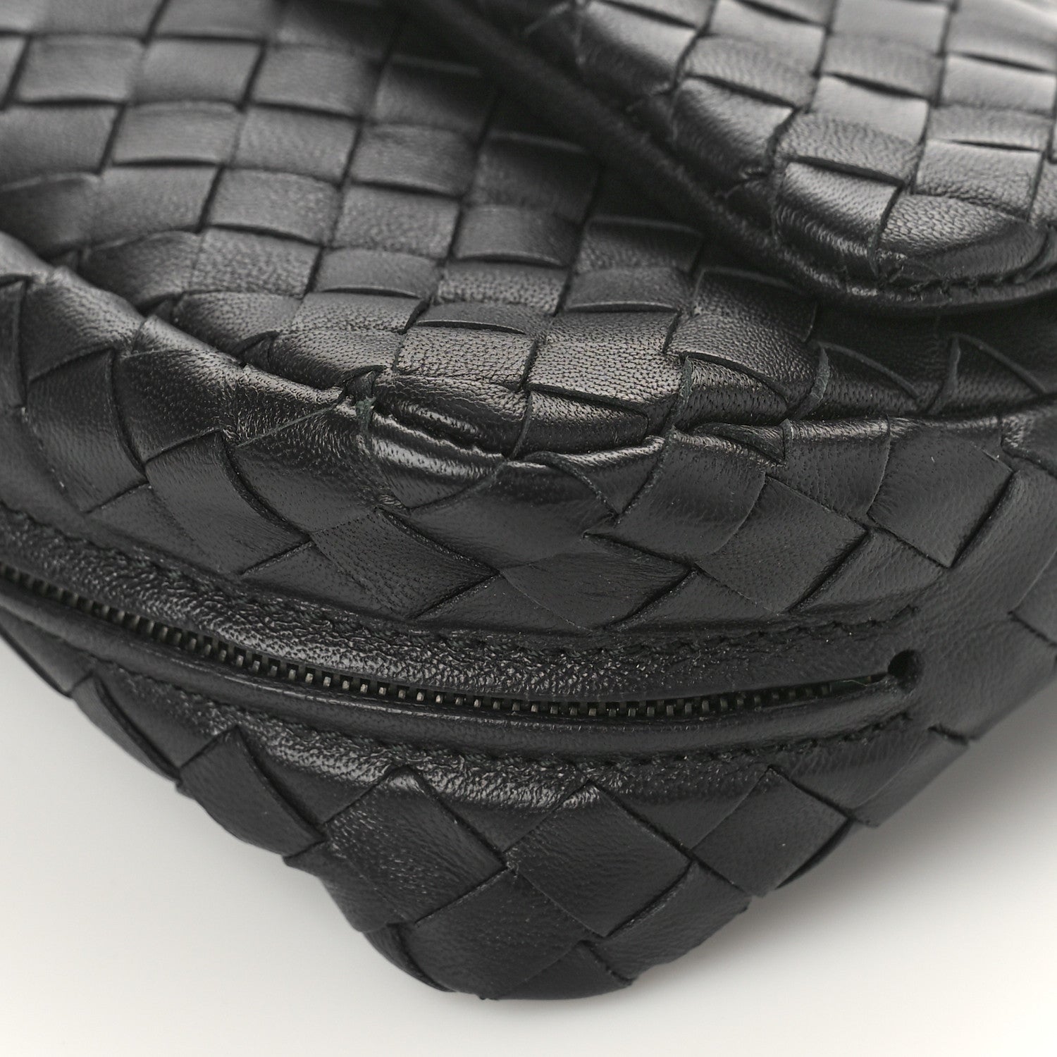 Bottega Veneta Nappa Intrecciato Mini Chain Messenger Black 9 of 9