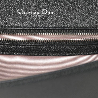 Christian Dior Grained Calfskin Small Diorama Flap Bag Black 7 of 16