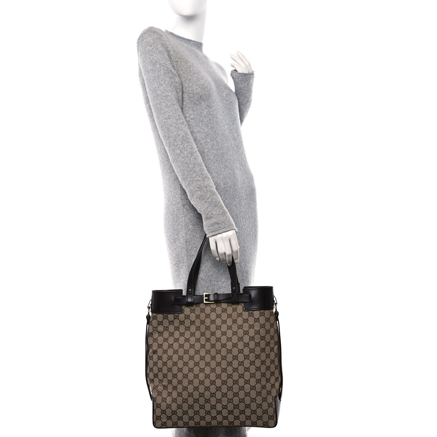 Monogram Tote Brown
