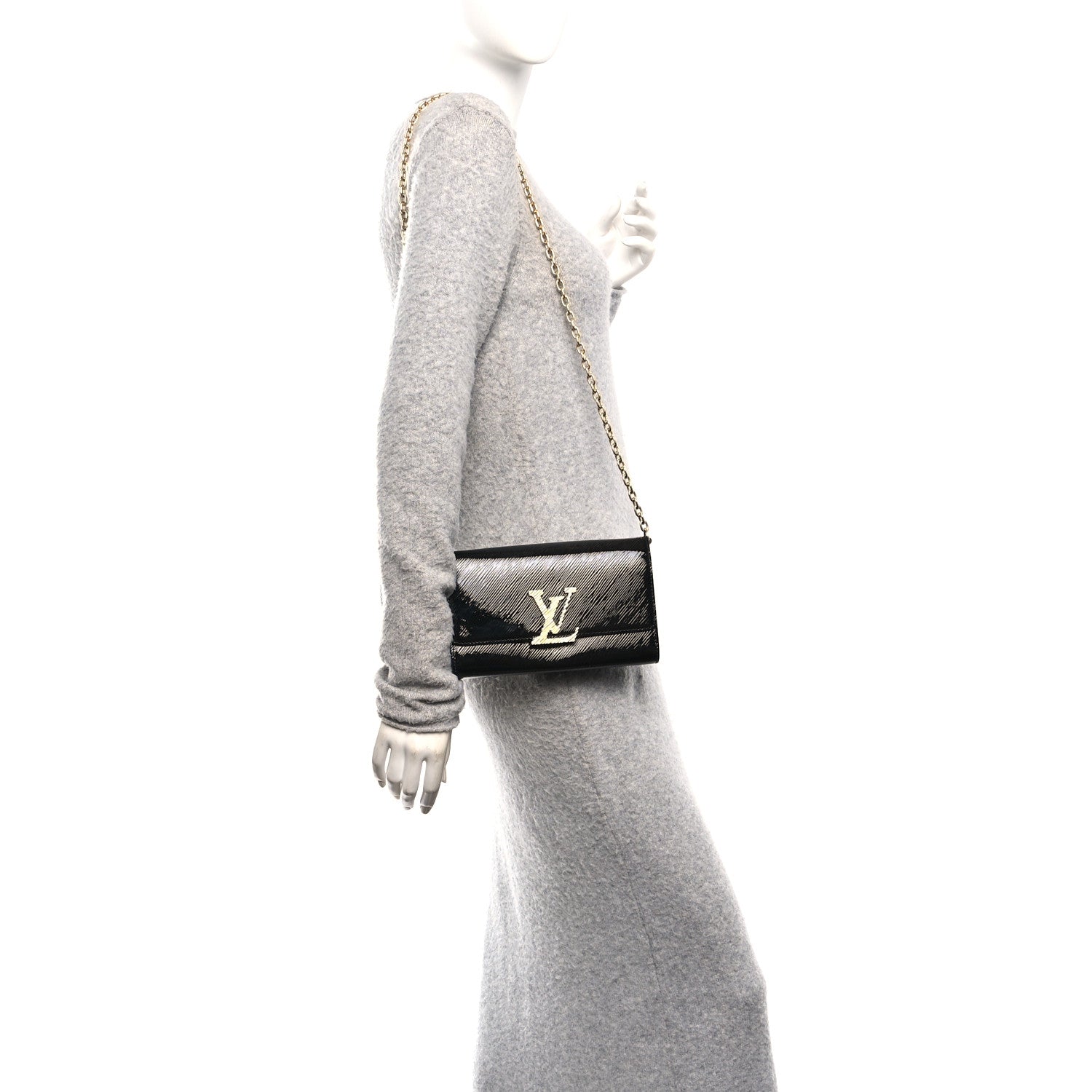 Louis Vuitton Electric Epi Pochette Louise NM Black 2 of 10
