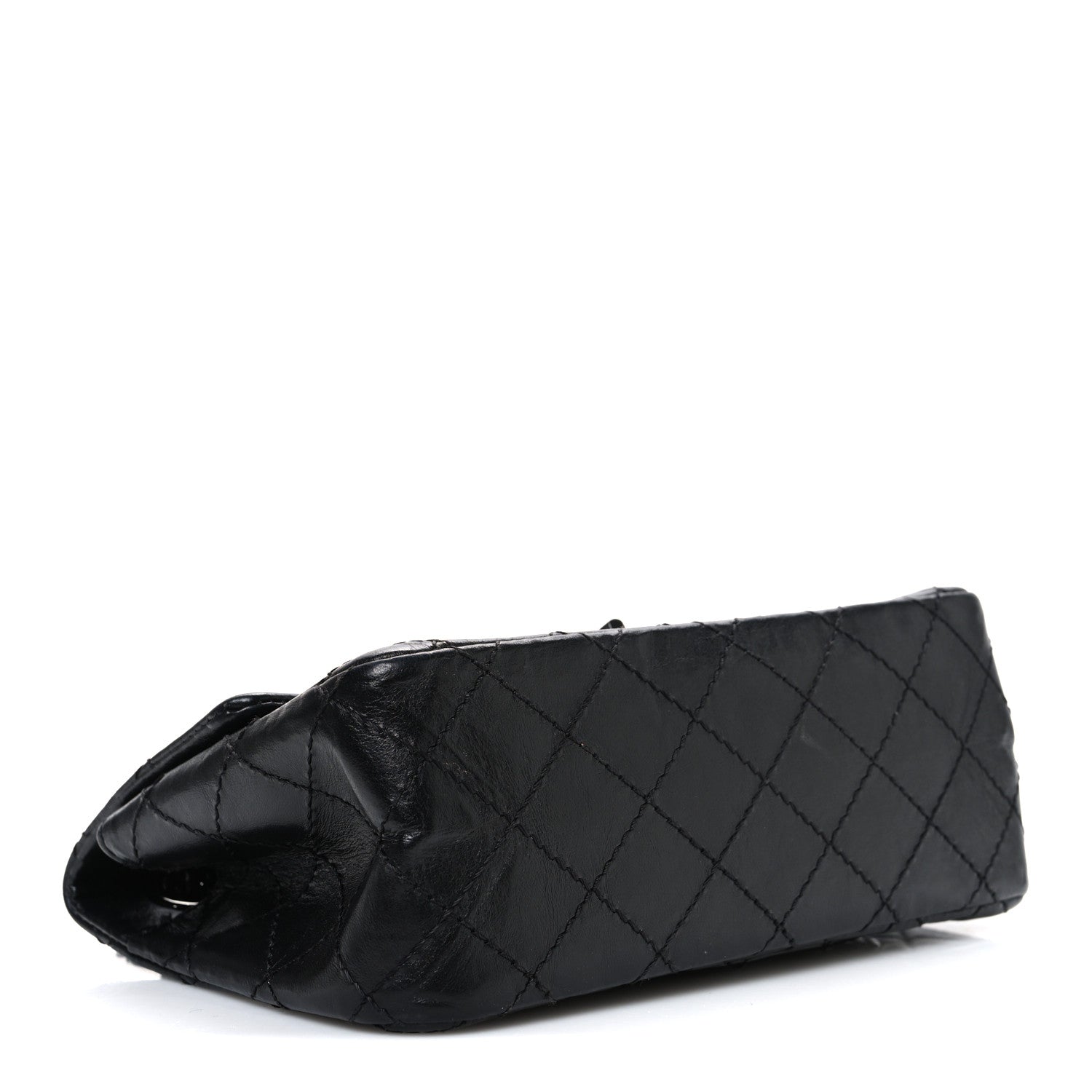 Chanel Aged Calfskin Quilted 2.55 Reissue Mini Flap So Black 4 of 11