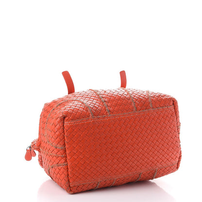 Bottega Veneta Cervo Intrecciato Satchel Orange 4 of 11