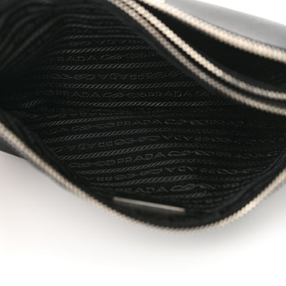 Prada Re-Nylon Saffiano Re-Edition 2000 Double Zip Crossbody Bag Black 6 of 11