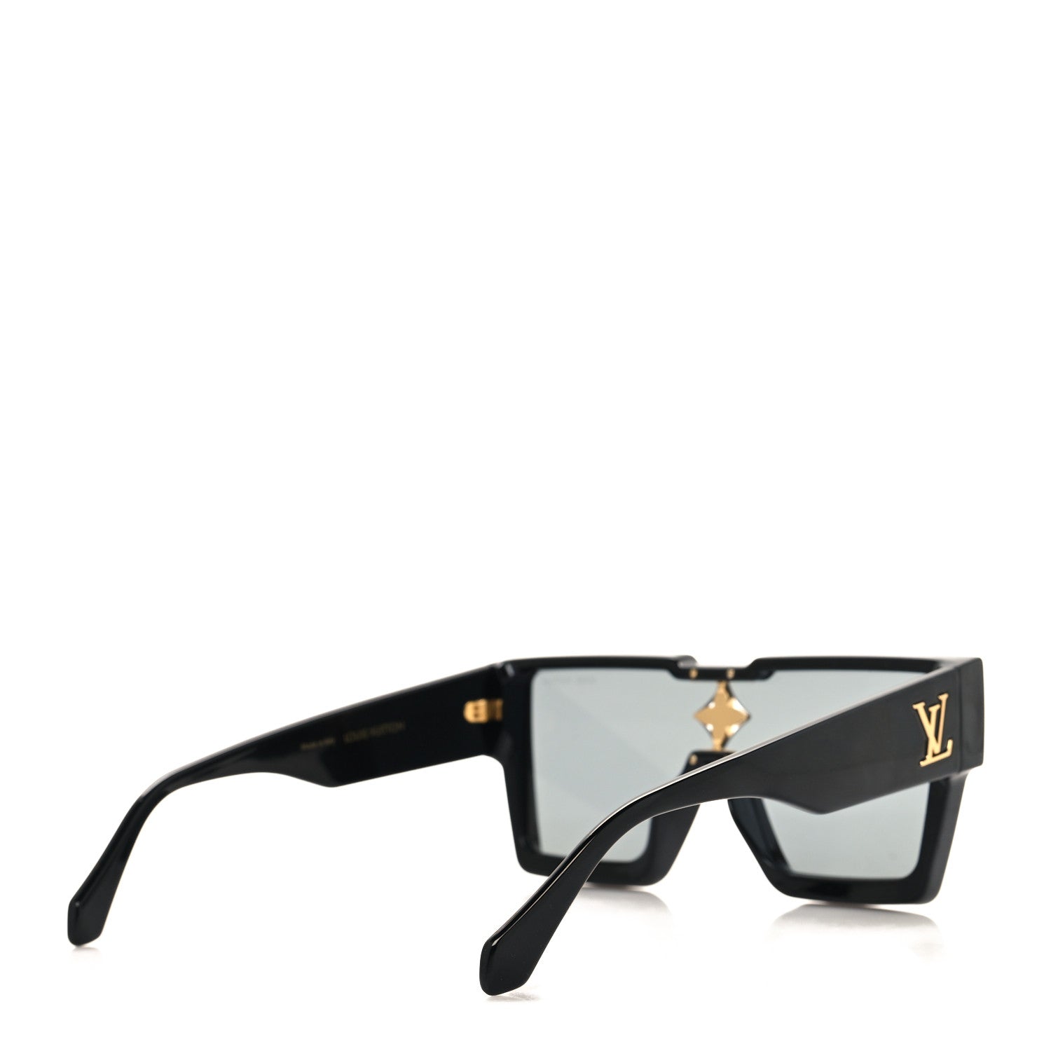 Louis Vuitton Acetate Swarovski Crystal Cyclone Sunglasses Z1578W Black 4 of 8