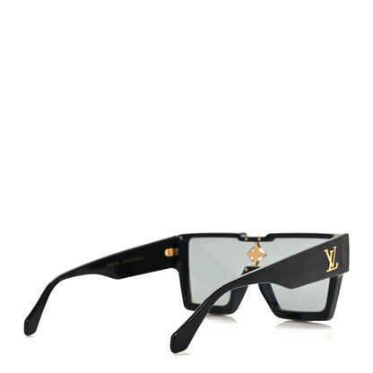 Louis Vuitton Acetate Swarovski Crystal Cyclone Sunglasses Z1578W Black 4 of 8