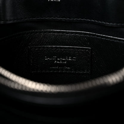 Saint Laurent Calfskin Y Quilted Monogram Small Loulou Chain Satchel Black 7 of 10
