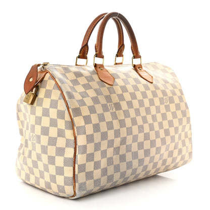 Louis Vuitton Damier Azur Speedy 35 3 of 17