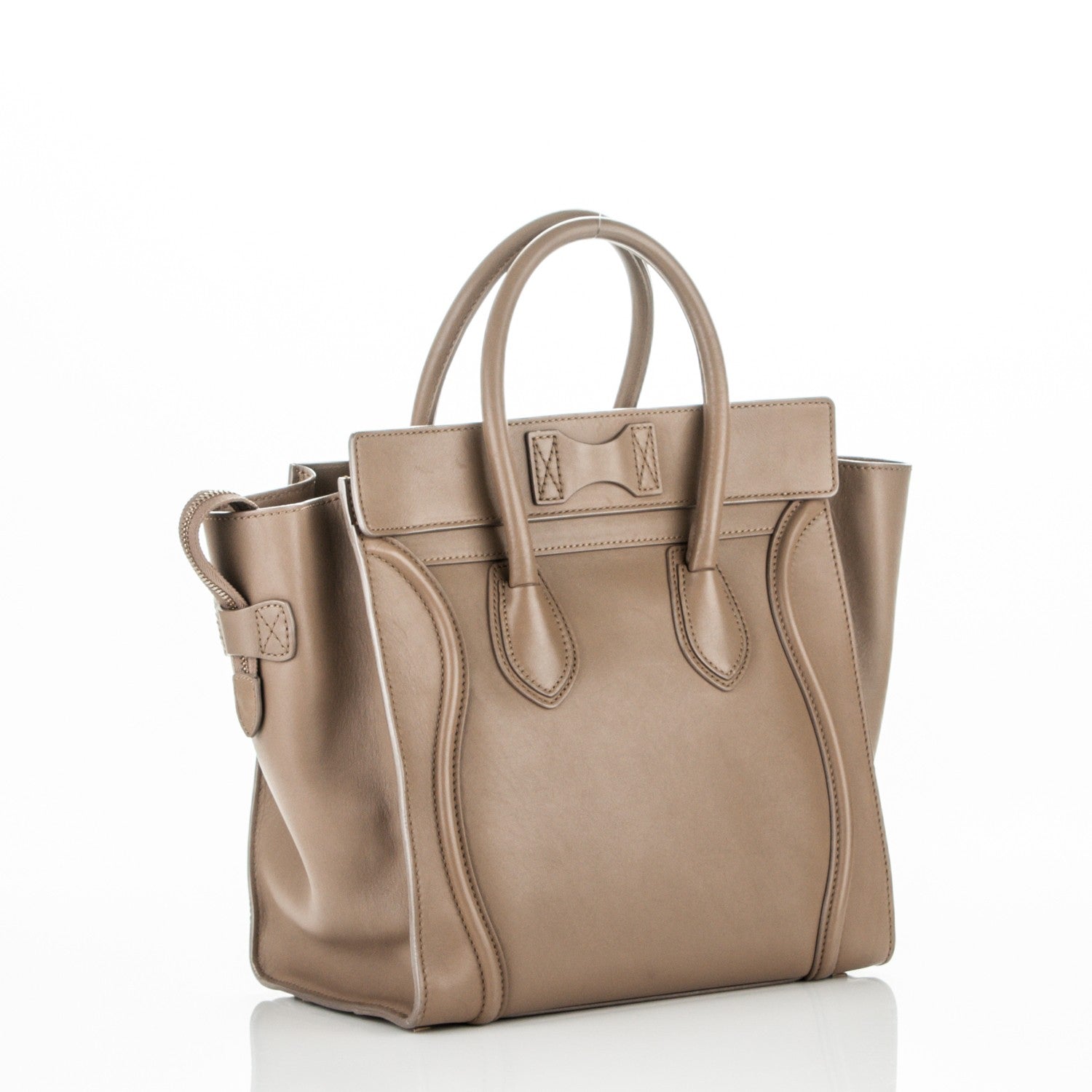 Celine Smooth Calfskin Mini Luggage Camel 3 of 7