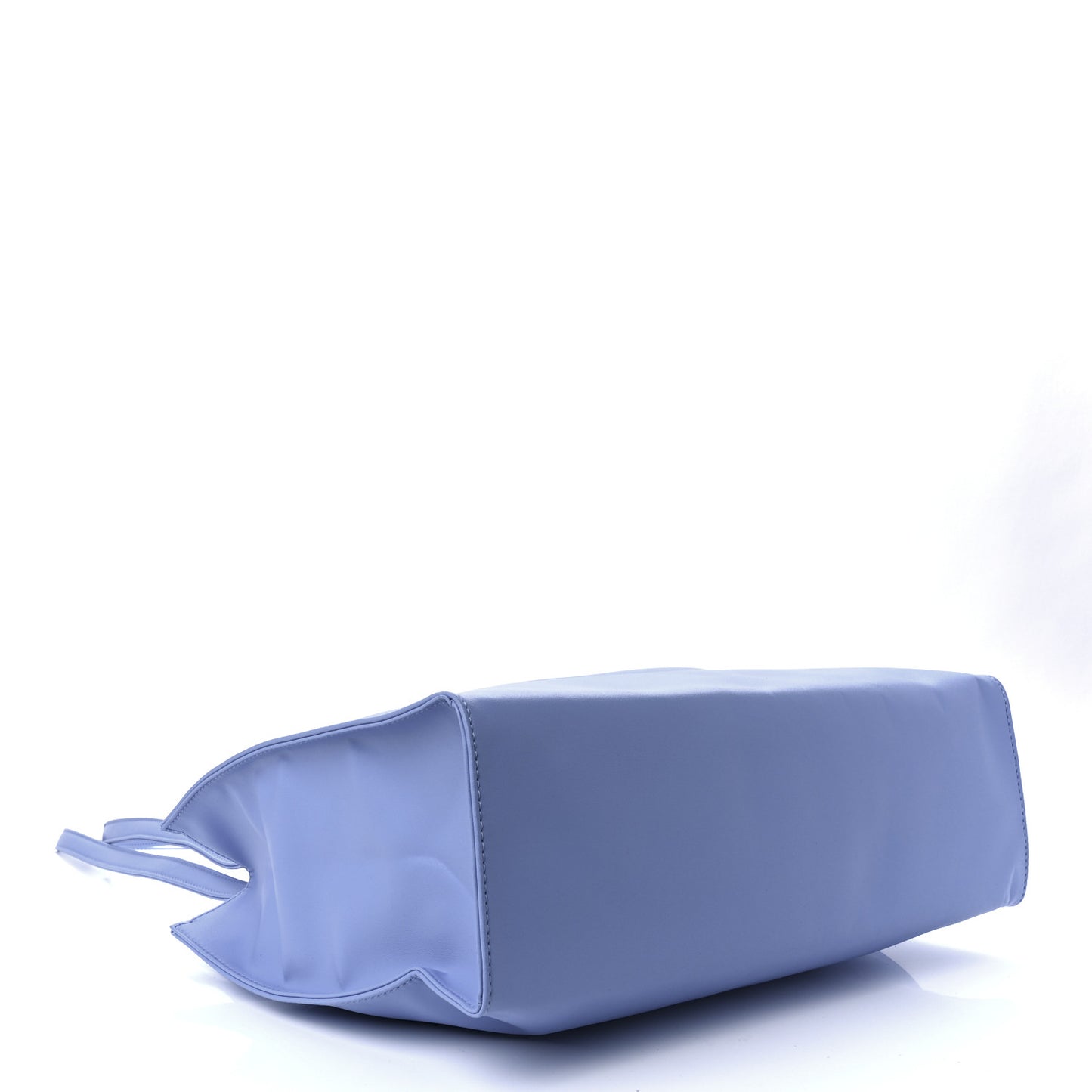 Vegan Leather Medium Shopping Bag Cerulean
