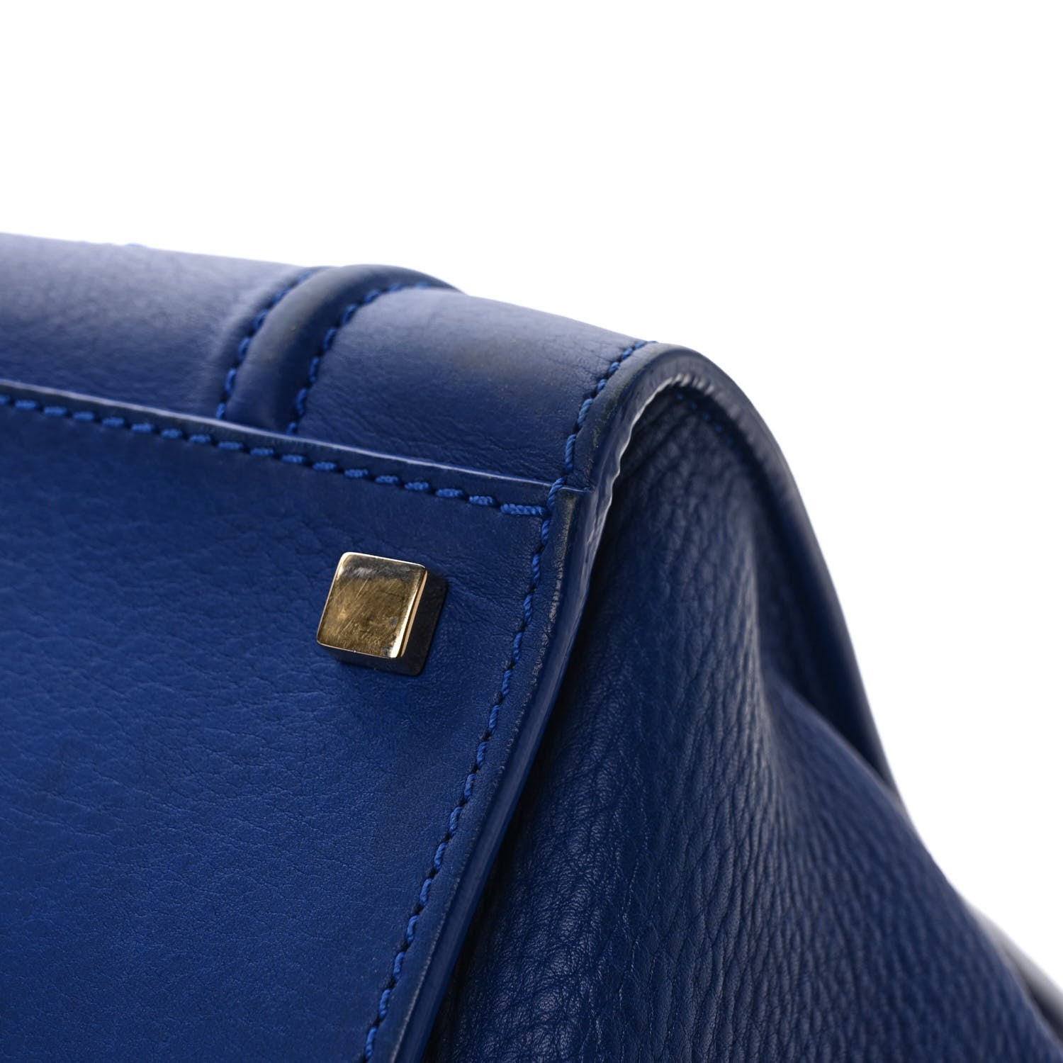 Celine Supple Calfskin Medium Phantom Luggage Indigo 11 of 12