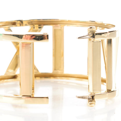 Tiffany 18k Yellow Gold Wide Atlas Bangle 4 of 7